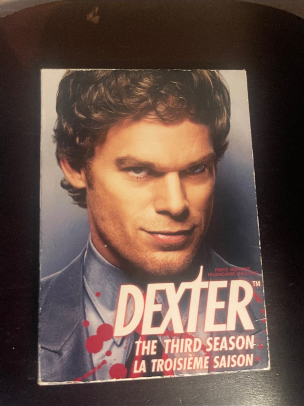 Dexter The Third Season DVD - Blue & White Cover